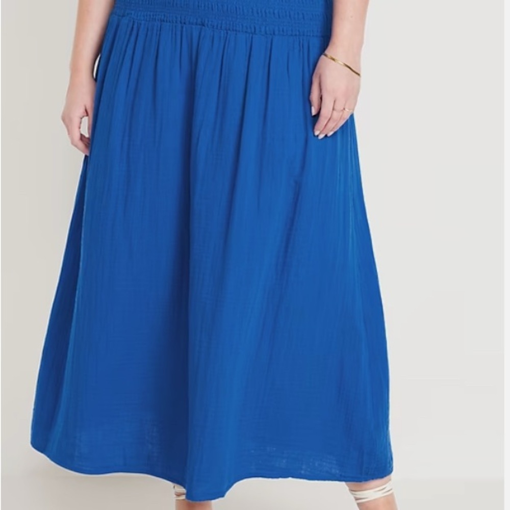 Old Navy Women's Vibrant Blue Maxi Skirt